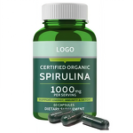 Spirulina Capsules Manufacturer - Organic Green Antioxidant Dietary Fiber Supplement