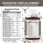 Mushroom Gummies Manufacturer - 10-in-1 Blend for Adults, Mood & Brain Support