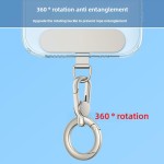 Phone Lanyard Manufacturer - 360 Rotation Metal Buckle Steel Clip