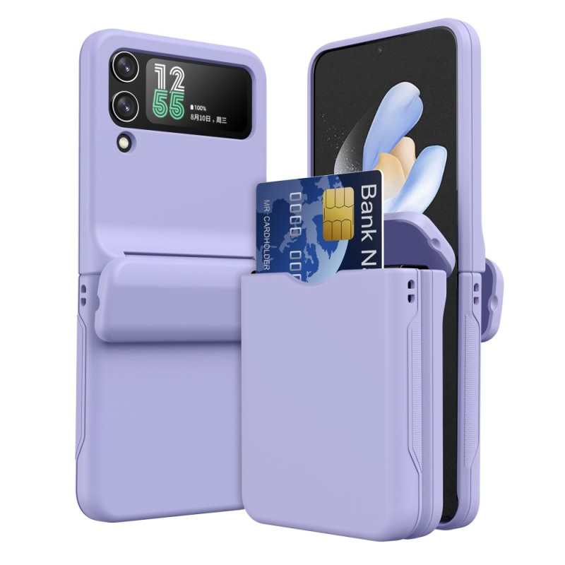 Galaxy Z Flip Case Factory - Card Pocket Skin-Friendly Hard Cover