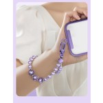 Phone Charm Bracelet Manufacturer - Crystal Pearl Beaded Anti-theft Strap