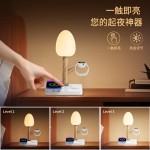 无线充电器生产厂家 - 木纹多功能LED充电器