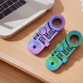 Fidget Ring Factory - 5 in 1 Colorful 3D Printed Stress Relief Toy