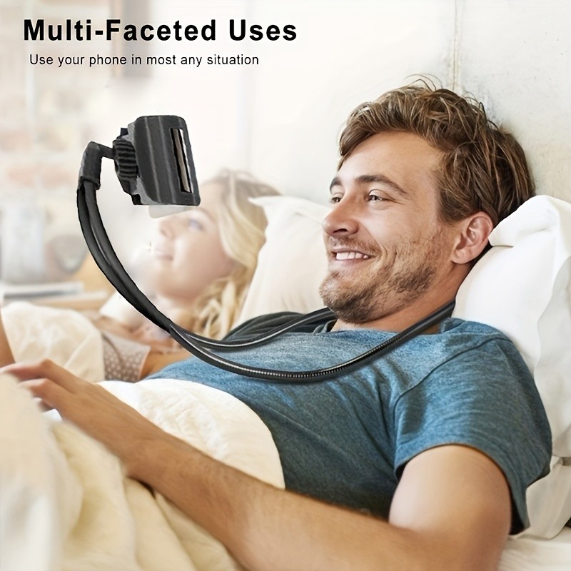 Phone Neck Holder Manufacturer - 360 Adjustable Secure Clamp Rest