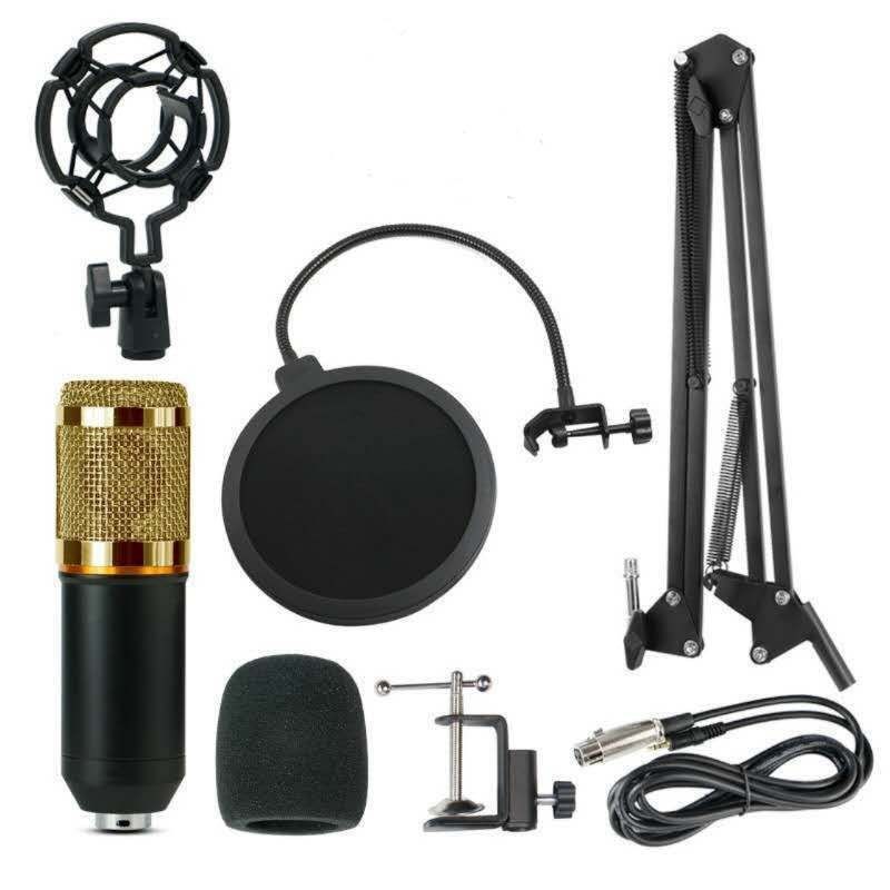 USB Microphone Manufacturer - Condenser Mic with Scissor Arm Stand