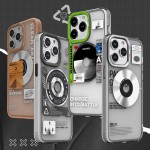 Phone Case Manufacturer - Retro CD Laser Magnetic Ring Shockproof Cover