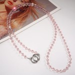 Phone Lanyard Supplier - Luxury Crystal Flower Ball Beaded Chain