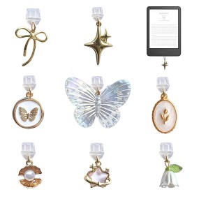 Dust Plug Manufacturer - Butterfly Flower Shell Pendant Accessories