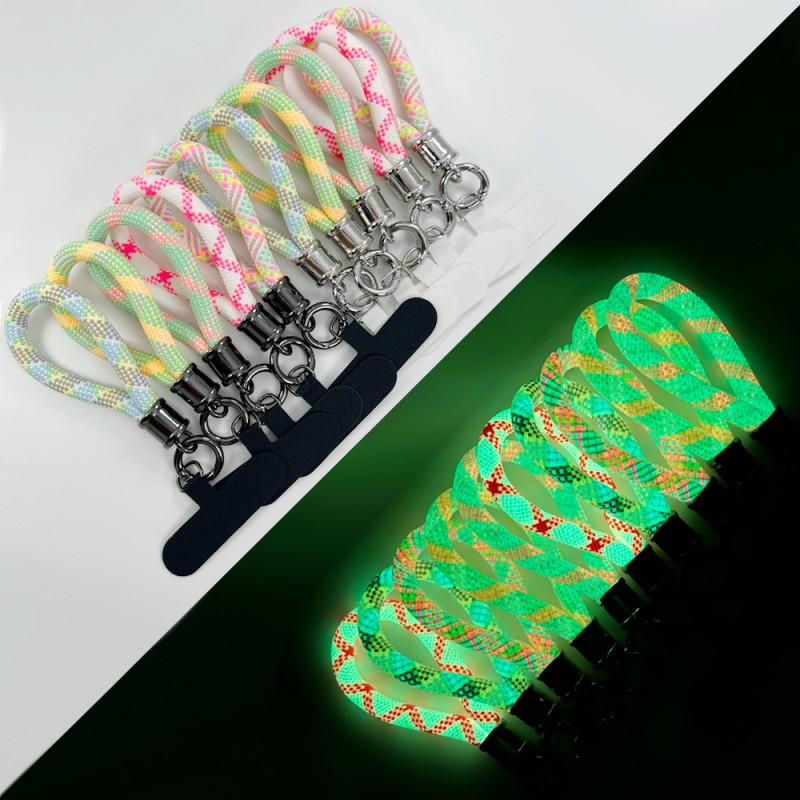 Camera Safety Rope Supplier - 8mm Nylon Luminous Phone Lanyard