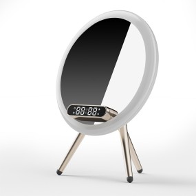 LED Mirror Manufacturer - Makeup Mirror Bluetooth Wireless Charger