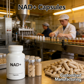 NAD+ Capsules Manufacturer - OEM/ODM Custom Dosage, Bulk Supply for Anti-Aging, GMP Certified