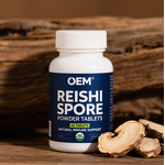 Reishi Spore Powder Tablets - Organic Ganoderma Lucidum Extract for Immune Support