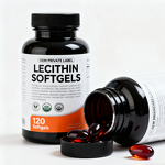 Soy Lecithin Softgels Manufacturer - Vitamin E Enriched for Antioxidant Support