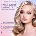 Magnetic Eyelashes Manufacturer - Reusable Vegan Lashes with Applicator for Natural & Glam Makeup Looks