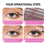 False Eyelashes Manufacturer - 3D Fluffy, Naturally Curled, Easy to Apply