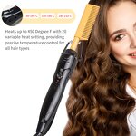 Metal Hair Straightener Comb Manufacturer - Electric Hot Comb for Styling