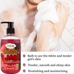 Korean Skin Whitening Body Wash Manufacturer - Watermelon Flavor with AHA and Aloe Vera Extract for Women & Men