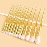 Custom Makeup Brush Set Manufacturer - 12-Piece Vegetarian Gradient Colors