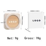 Makeup Foundation Powder - Full Coverage Matte for Oily Skin with Puff