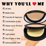 Pressed Powder Foundation - Vegan, Cruelty-Free & Private Label Makeup Compact