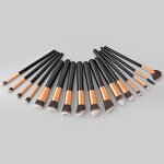 Makeup Brushes Manufacturer - 16-Piece Set for Eyeshadow, Foundation, Highlight & Contour
