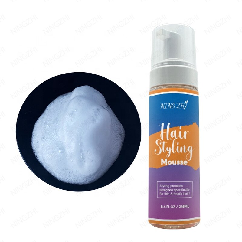 Hair Mousse Manufacturer - Private Label Styling Foam with Strong Hold for Curly Hair