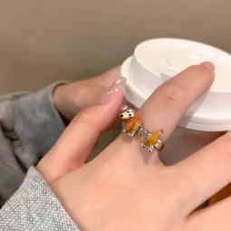 Cartoon Dog Ring Factory - Cute Cartoon Spring Dog Animal Shape Ring Female Fashion Ring