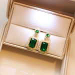 Emerald Set Manufacturer - 2023 Wholesale Full Set Luxury Emerald Jewelry Set for Women