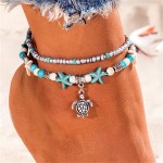 Shell Anklet Manufacturer - Leg Chain Shell Beads Starfish Anklets for Women Beach Jewelry