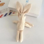 Easter Bunny Factory - Hot Sale Cute Soft Lace Dress Rabbit Stuffed 20cm Portable Easter Bunny