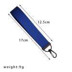 Yarn Keychain Manufacturer - Personality Creative Pure Yarn-dyed Belt Key Chain Print Bag