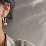 Knot Earrings Manufacturer - High Quality Copper Alloy Matte S925 Silver Needle Knot Earrings