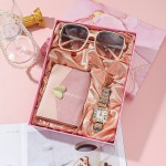 Ladies Watch Set Manufacturer - Well Packaged Watch With Wallet Sunglasses Women Set Gift