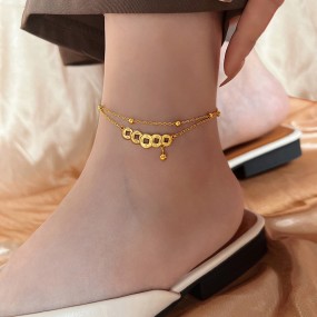 Foot Chain Supplier - Custom 18k Foot Chain High Quality Stainless Steel Anklet for Women