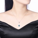Amethyst Pendant Supplier - Non Tarnish S925 Silver Amethyst Pendant Necklace Star Heart Collar