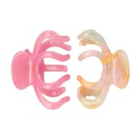 Pearl Bow Factory - Fashion Pearl Double Bow Streamer Hair Clip Women Vintage Fabric Velvet