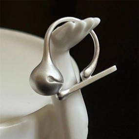 Wooden Fish Ring Manufacturer - Funny Wooden Fish Ring Unique Design Tappable Adjustable Ring