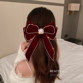 Christmas Ribbon Supplier - 2024 New Gold Shallot Cloth Christmas Ribbon Gold Powder Decorative