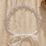 Streamer Headband Supplier - Children's Pearl Streamer Headband Princess Net Gauze Ponytail Headband
