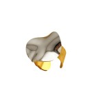 Color Ring Manufacturer - New Stainless Steel Plated 18K Gold Color Ring Waterproof Titanium Steel