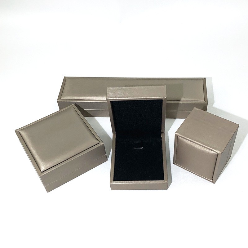 PU Leather Box Manufacturer - Luxury PU Leather Jewelry Packaging Box Necklace Bracelet Earring