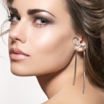 Bow Earrings Factory - Wholesale Lightweight Stainless Steel Bow 18k Gold Plated Tassel Earring
