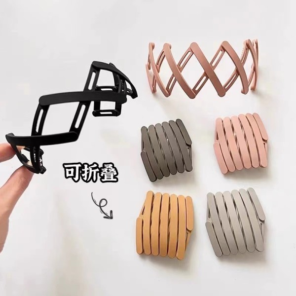 Octopus Clip Manufacturer - Wholesale Korean Acetate Octopus Hair Clip Acrylic Pumpkin Clip