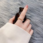 珍珠戒指工厂-韩版铜镀真金珍珠开口可调节戒指女士款