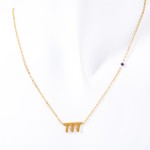 Digital Necklace Factory - Angel Digital Necklace with Diamond Pendant Waterproof Non-fading
