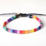 Cross Anklet Manufacturer - Bohemian Cross Boho Anklets for Women Handmade Rope Friendship