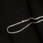 Silver Anklet Factory - 925 Sterling Silver Thin Minimalist Plated Shiny Chains Anklet for Women