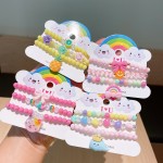 Children's Bracelet Factory - Hot-selling Children's Acrylic Hand-beaded Colorful Cartoon Bracelet