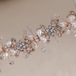 Streamer Headband Supplier - Children's Pearl Streamer Headband Princess Net Gauze Ponytail Headband