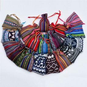 迷你包装供应商-可爱抽绳迷你包装袋913cm棉麻袋